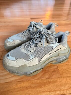 Balenciaga Triple S Sneakers in Light Gray